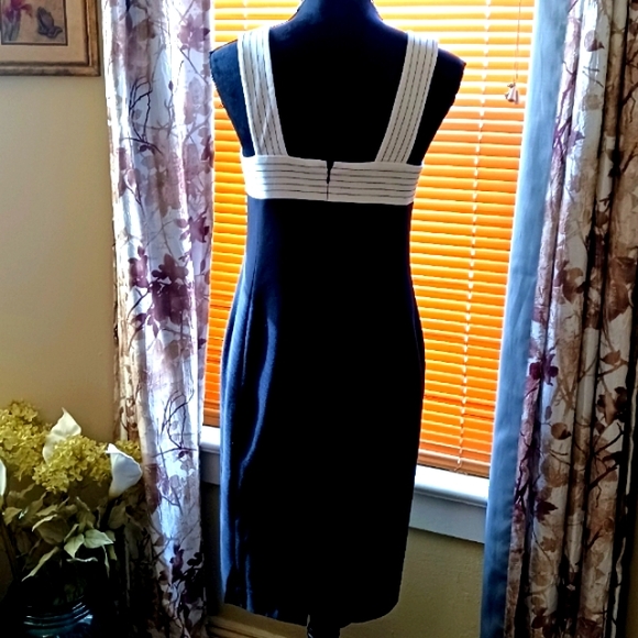 Never Worn! Black/Cream dress by Nine West Suit - Picture 4 of 6